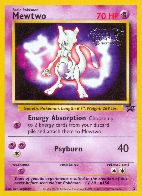 Mewtwo — WOTC Black Star Promo PSA 10
