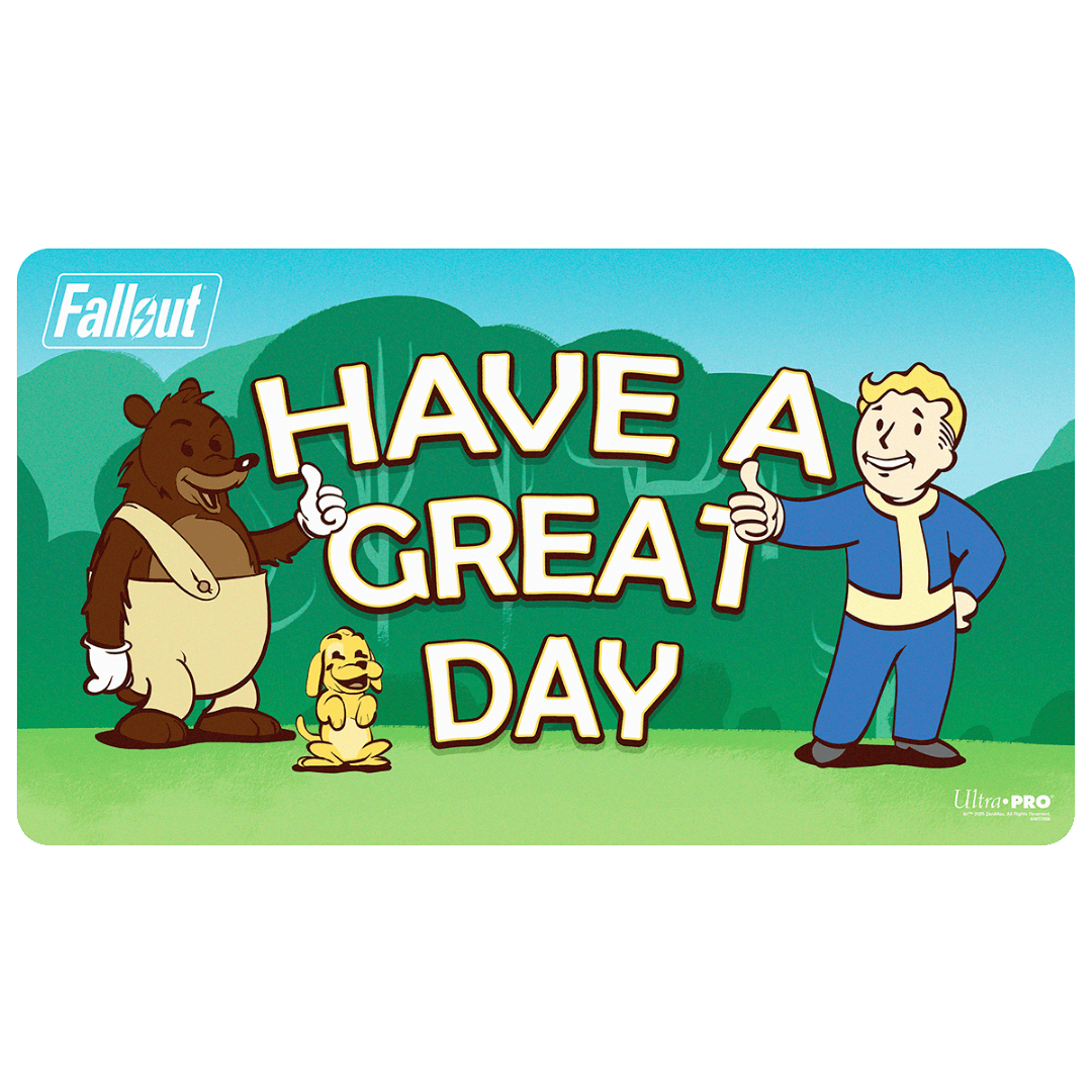Ultra Pro Fallout Vault Boy - Have A Great Day Playmat