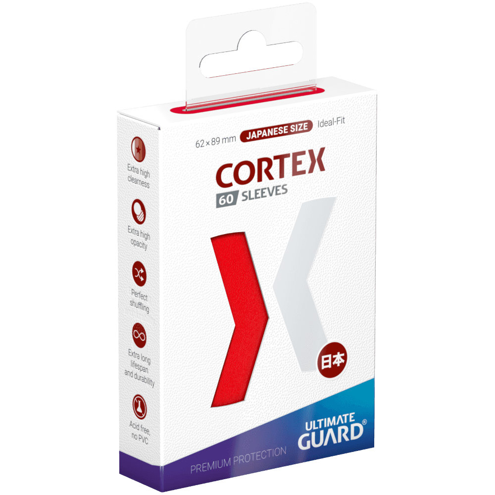 Ultimate Guard Cortex Sleeves Japanische Groesse (60) Rot