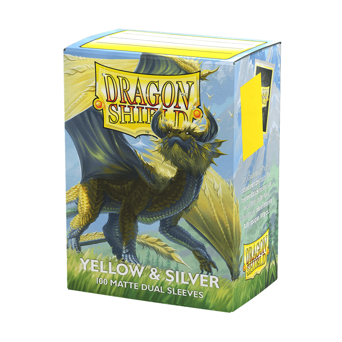 Yellow & Silver - Matte Dual Sleeves Standard Size