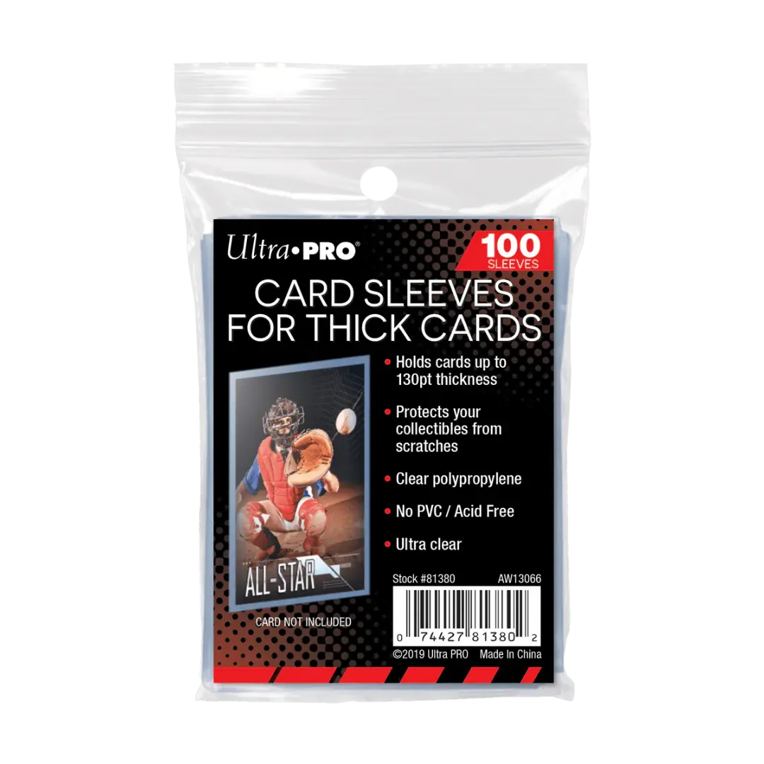 Ultra Pro Soft Sleeves (100er Packung) - Thick Cards (130pt)
