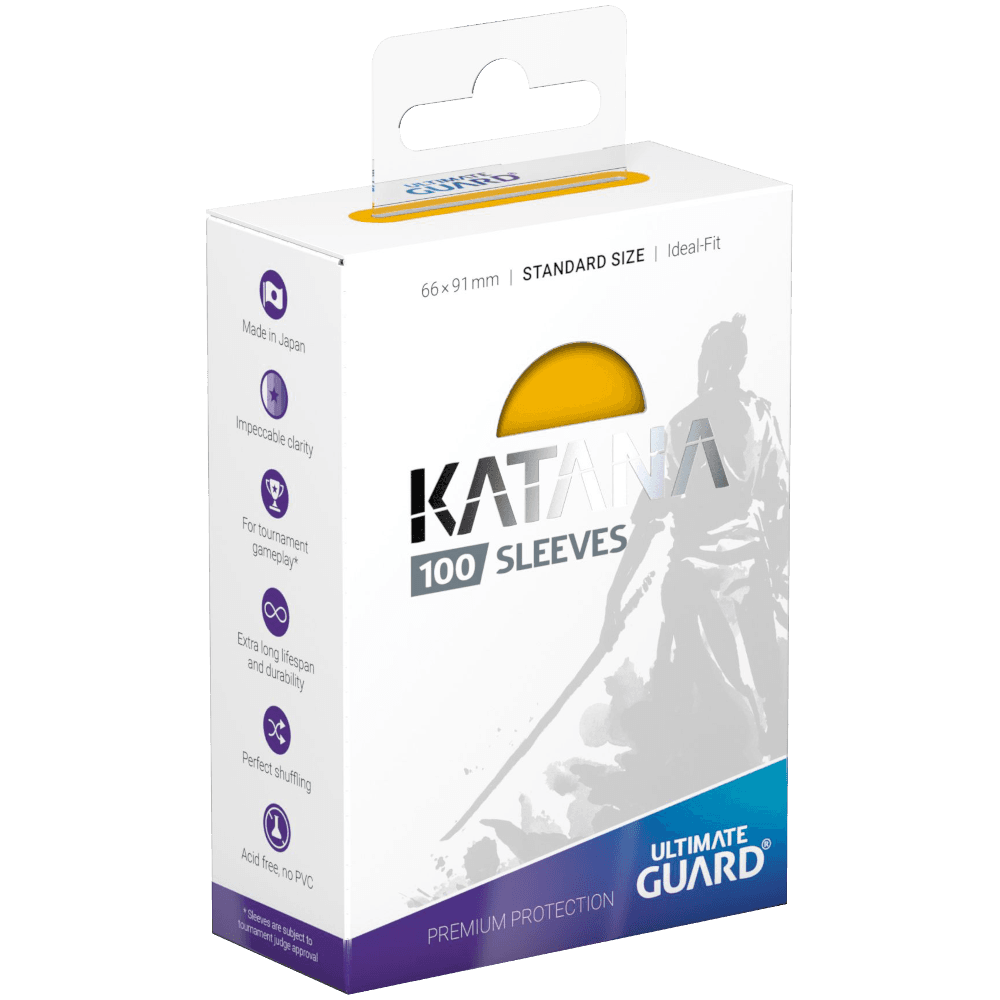 Ultimate Guard Katana Sleeves Standard Size (100) Gelb