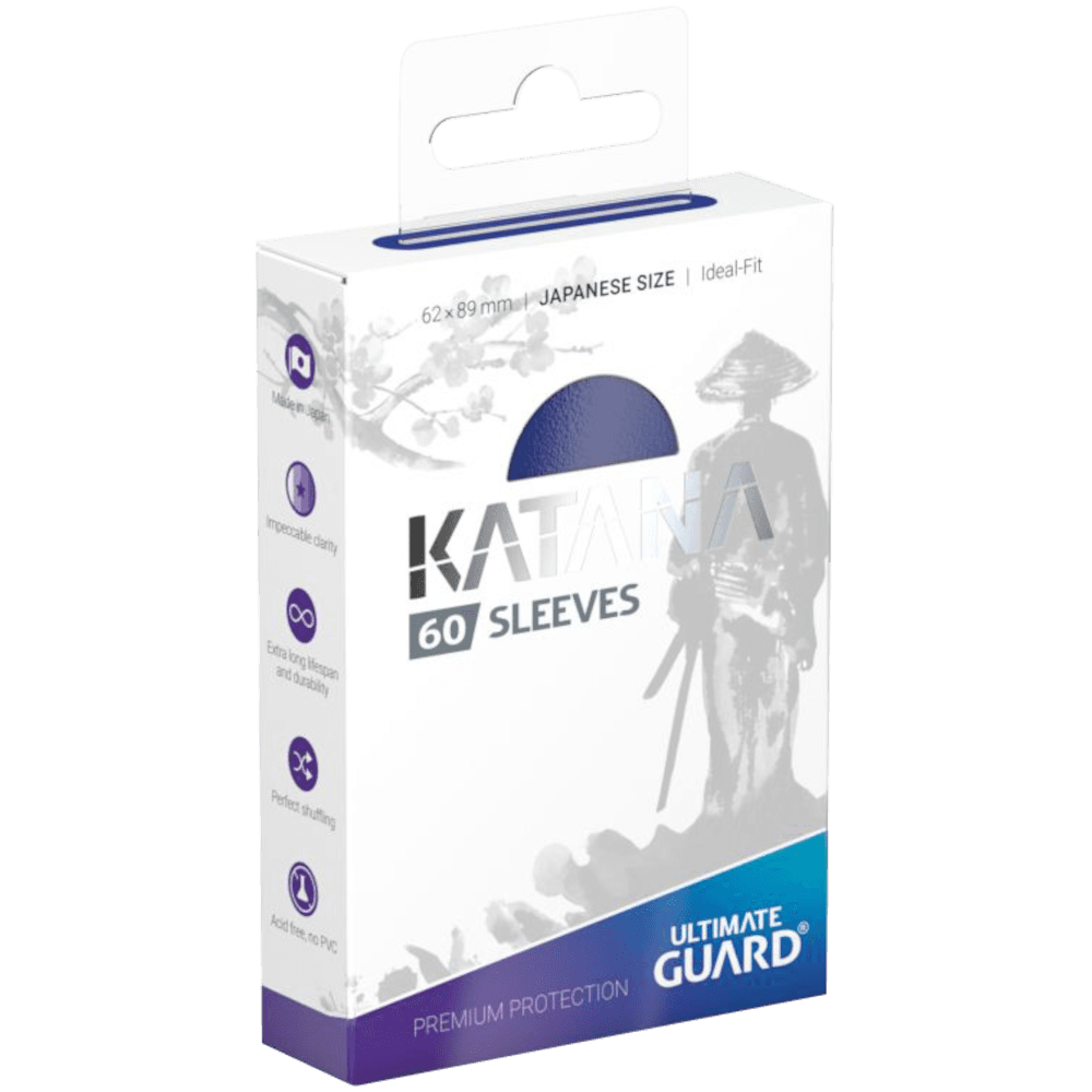 Ultimate Guard Katana Inner Sleeves Japanese Size Blau