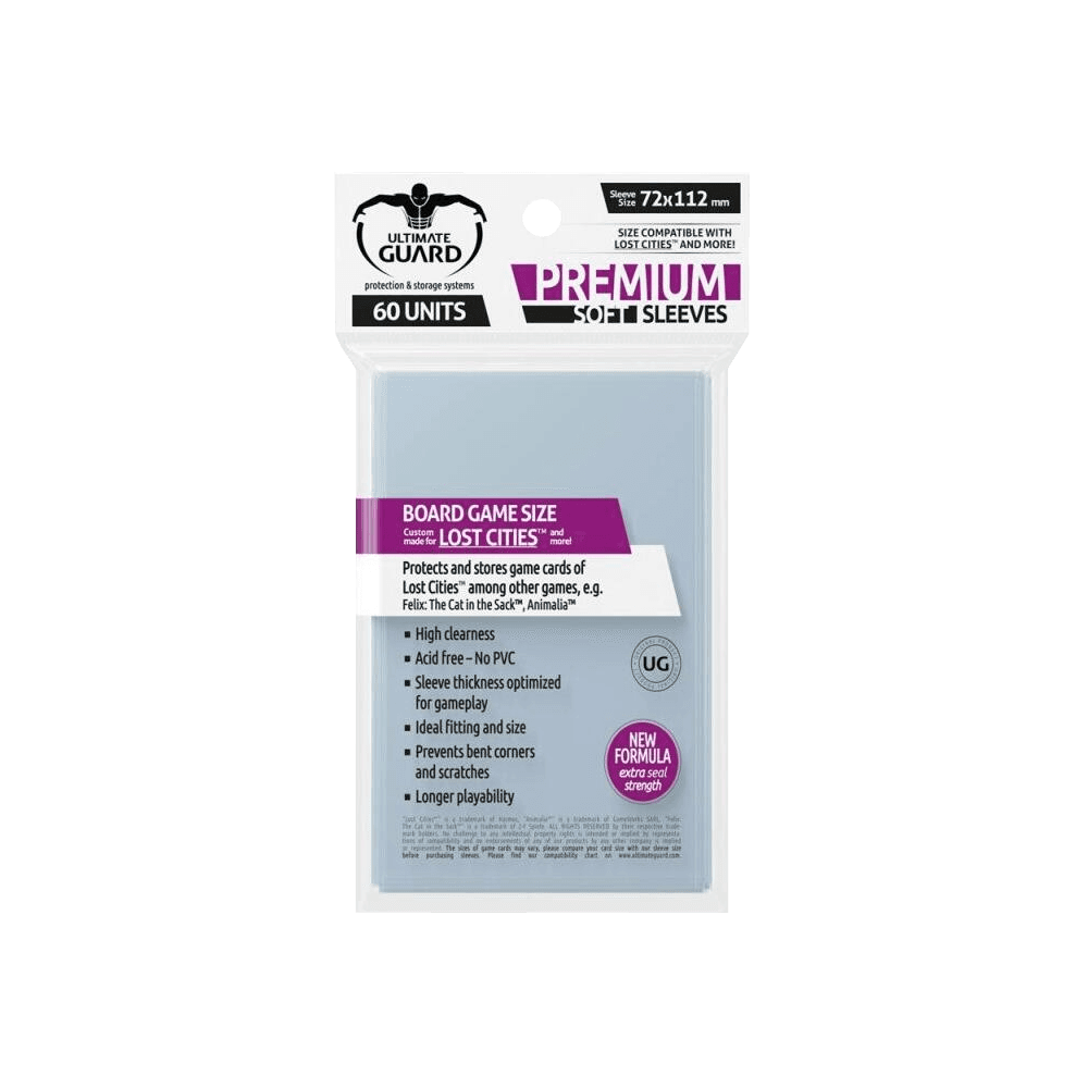 Ultimate Guard Premium Soft Sleeves for Board Games Lost Cities (60)