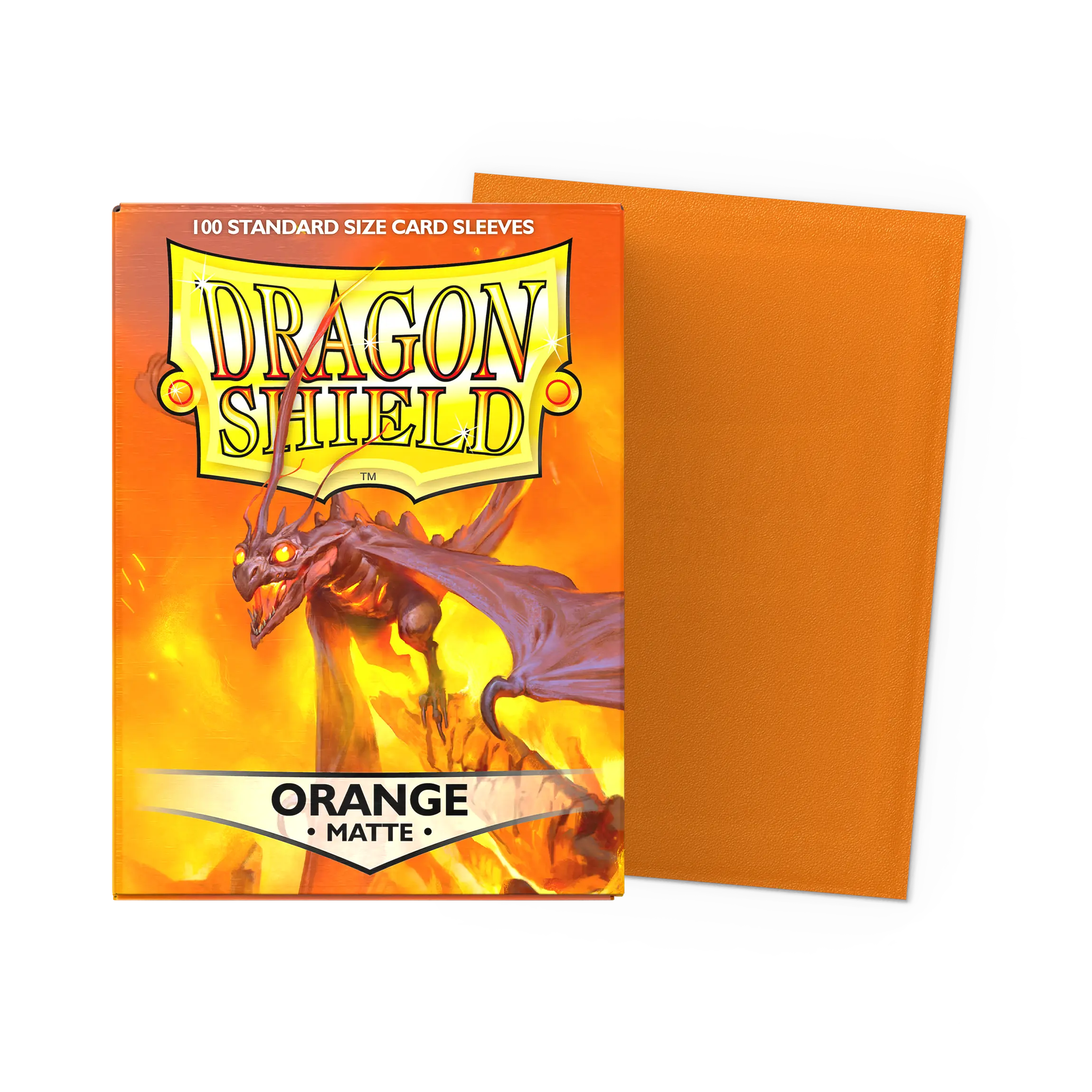 Orange - Matte Sleeves Standard Size