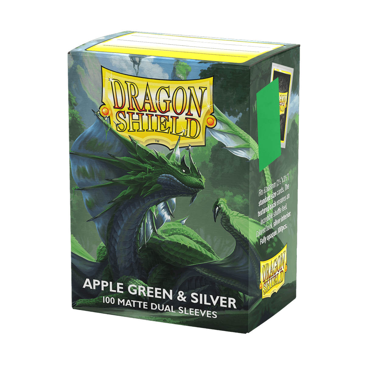 Applegreen & Silver - Matte Dual Sleeves Standard Size