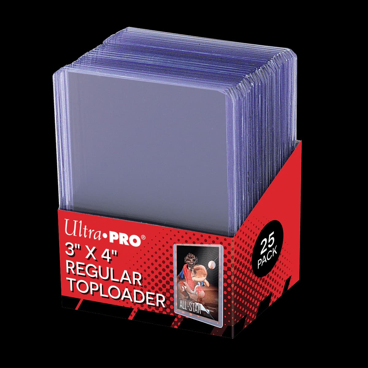 Ultra Pro 3" x 4" Regular Toploader (25ct)