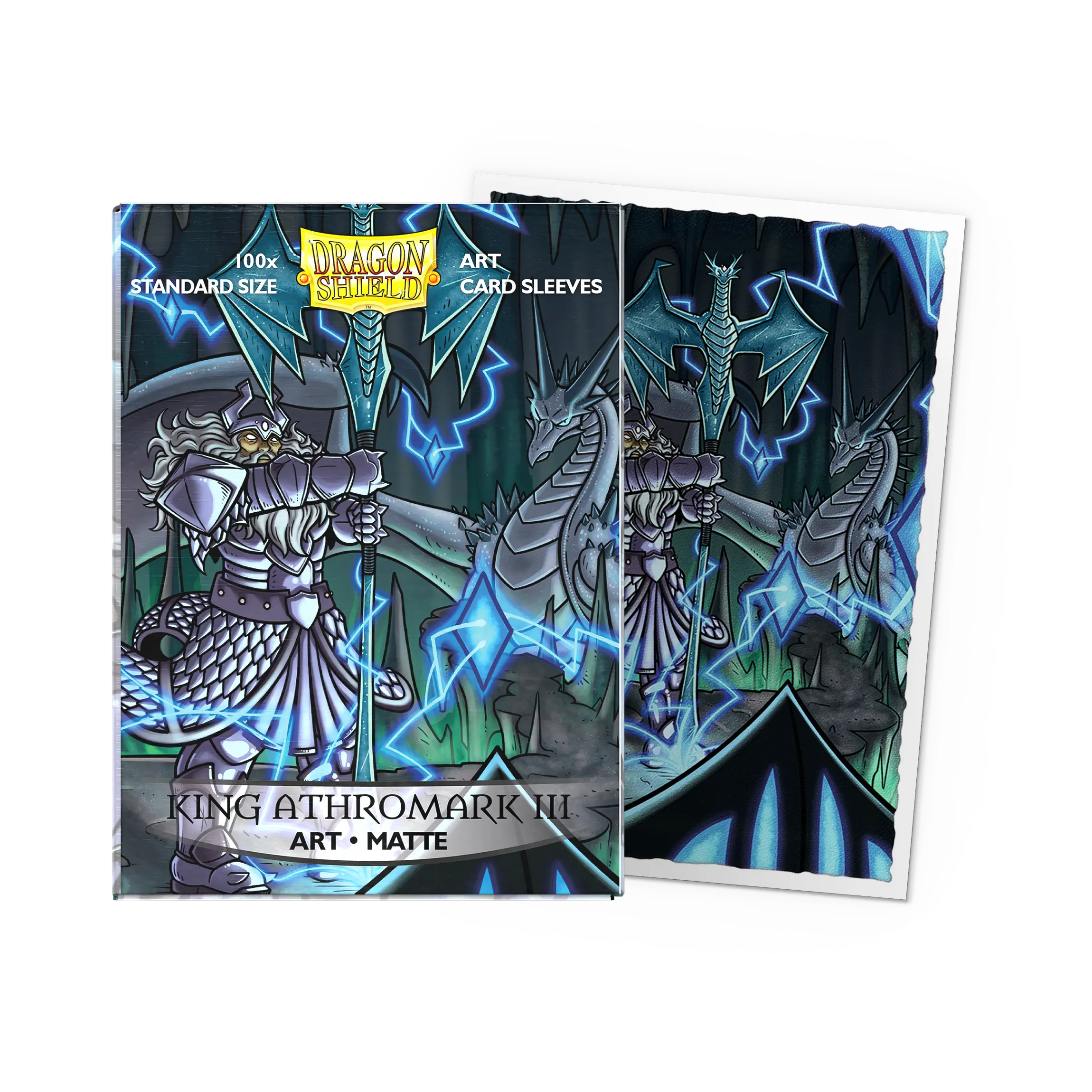 King Athromark III Portrait - Matte Art Sleeves - Standard Size