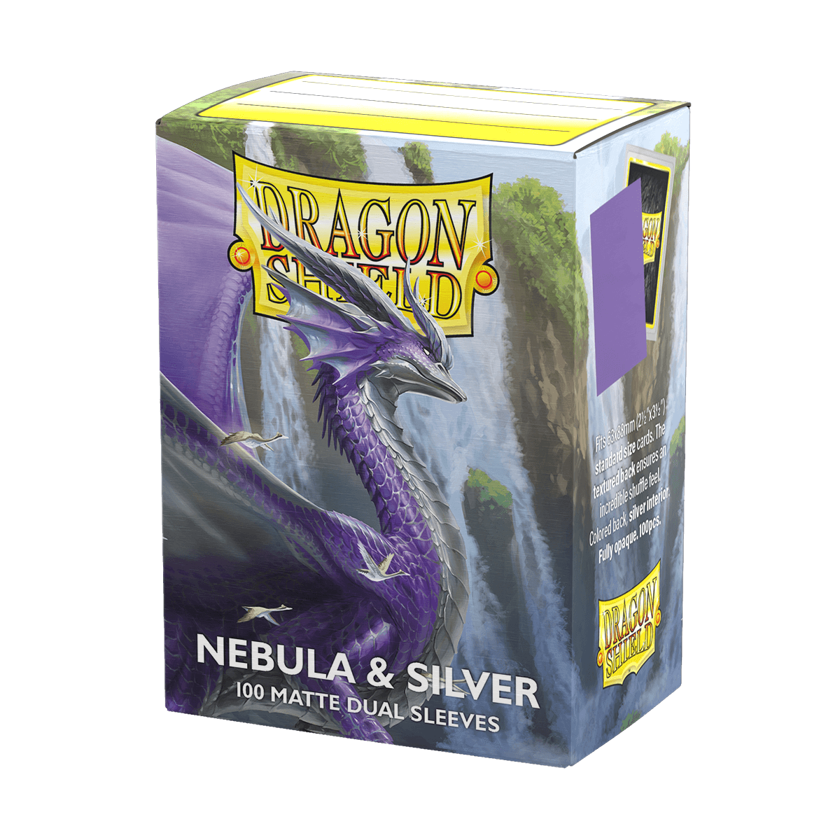 Nebula & Silver - Matte Dual Sleeves Standard Size